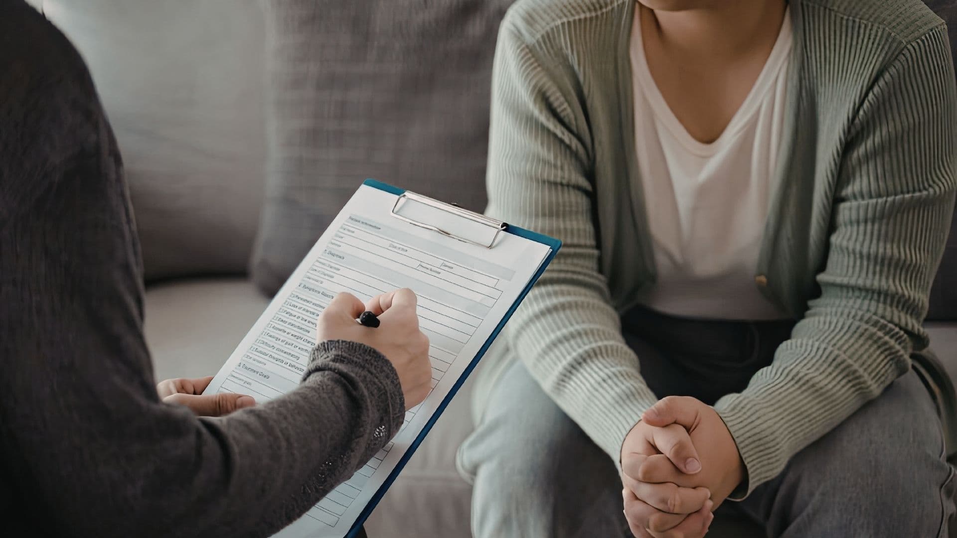 Psychologist offering one-on-one counseling support